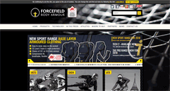 Desktop Screenshot of forcefieldbodyarmour.com